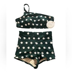 Peony brand “Pebble” | one shoulder | cheeky | new bikini | AUS 10 top 8 bottom